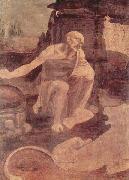 LEONARDO da Vinci Unfinished painting of St. Jerome in the Wilderness oil painting picture wholesale